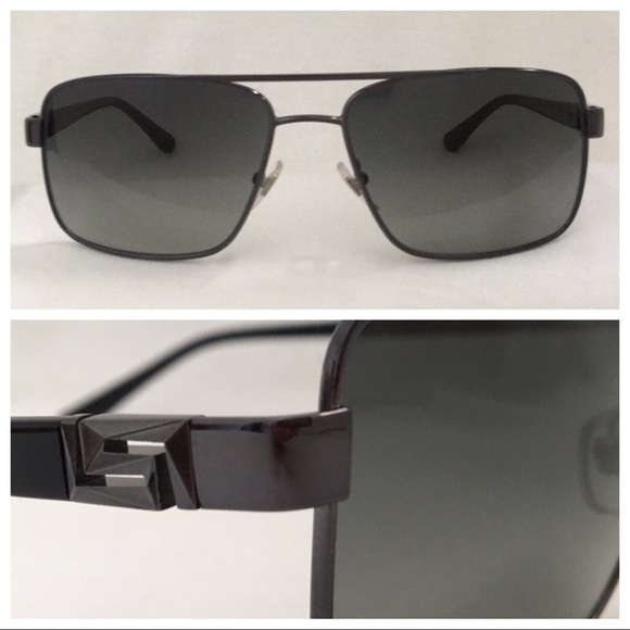 Versace Other - VERSACE Gunmetal/Blk VE2141 w Grey Glass Gradient